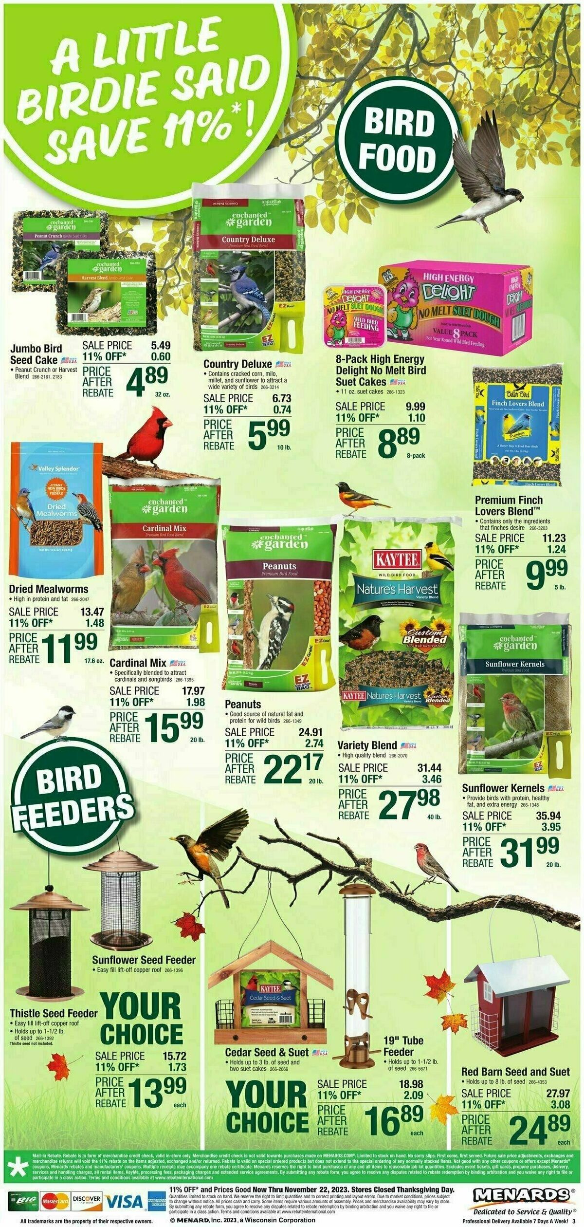 Menards Home Essentials Weekly Ad from November 8