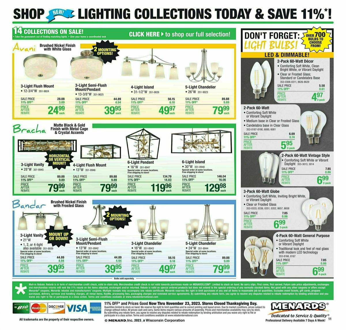 Menards Weekly Ad from November 15