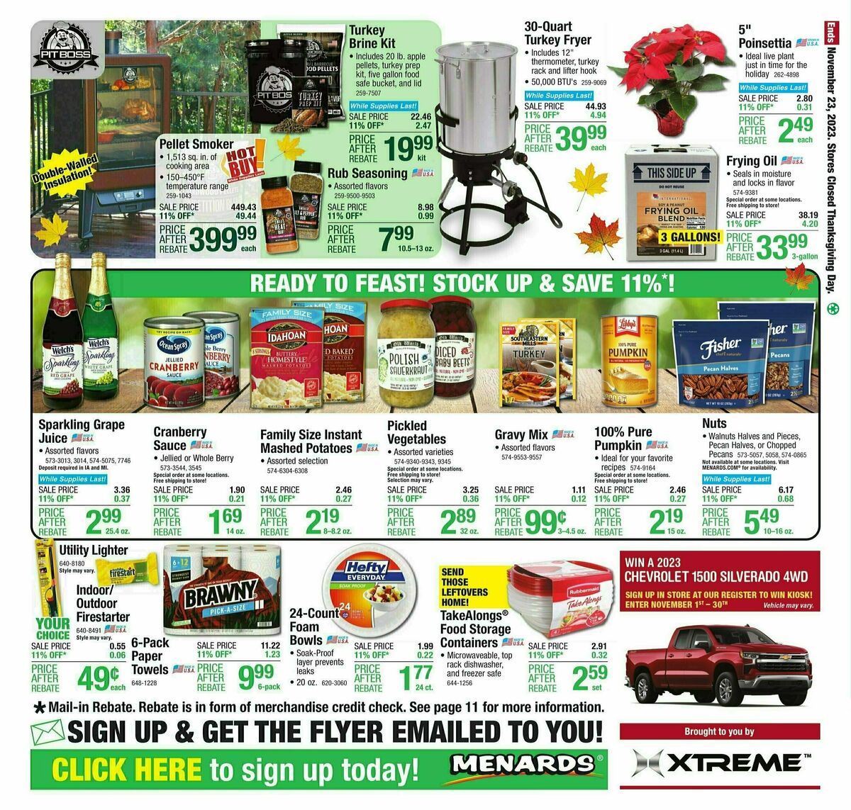 Menards Weekly Ad from November 15