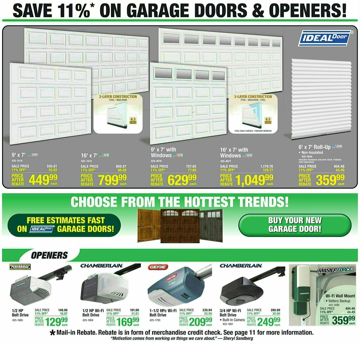 Menards Weekly Ad from November 15