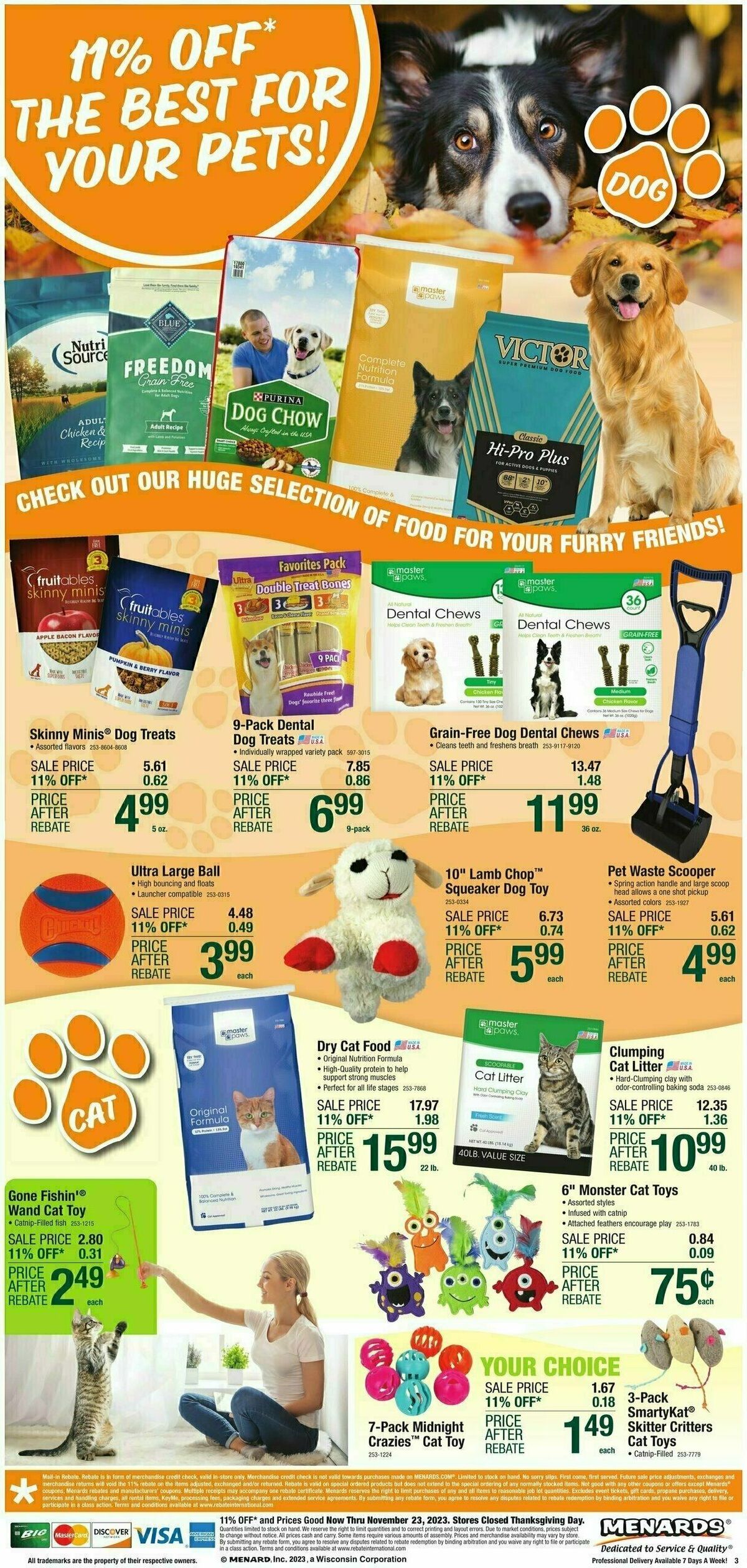 Menards Home Essentials Weekly Ad from November 15