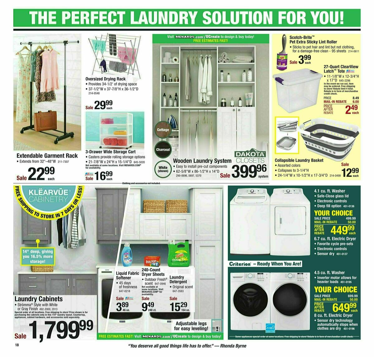 Menards Weekly Ad from November 24