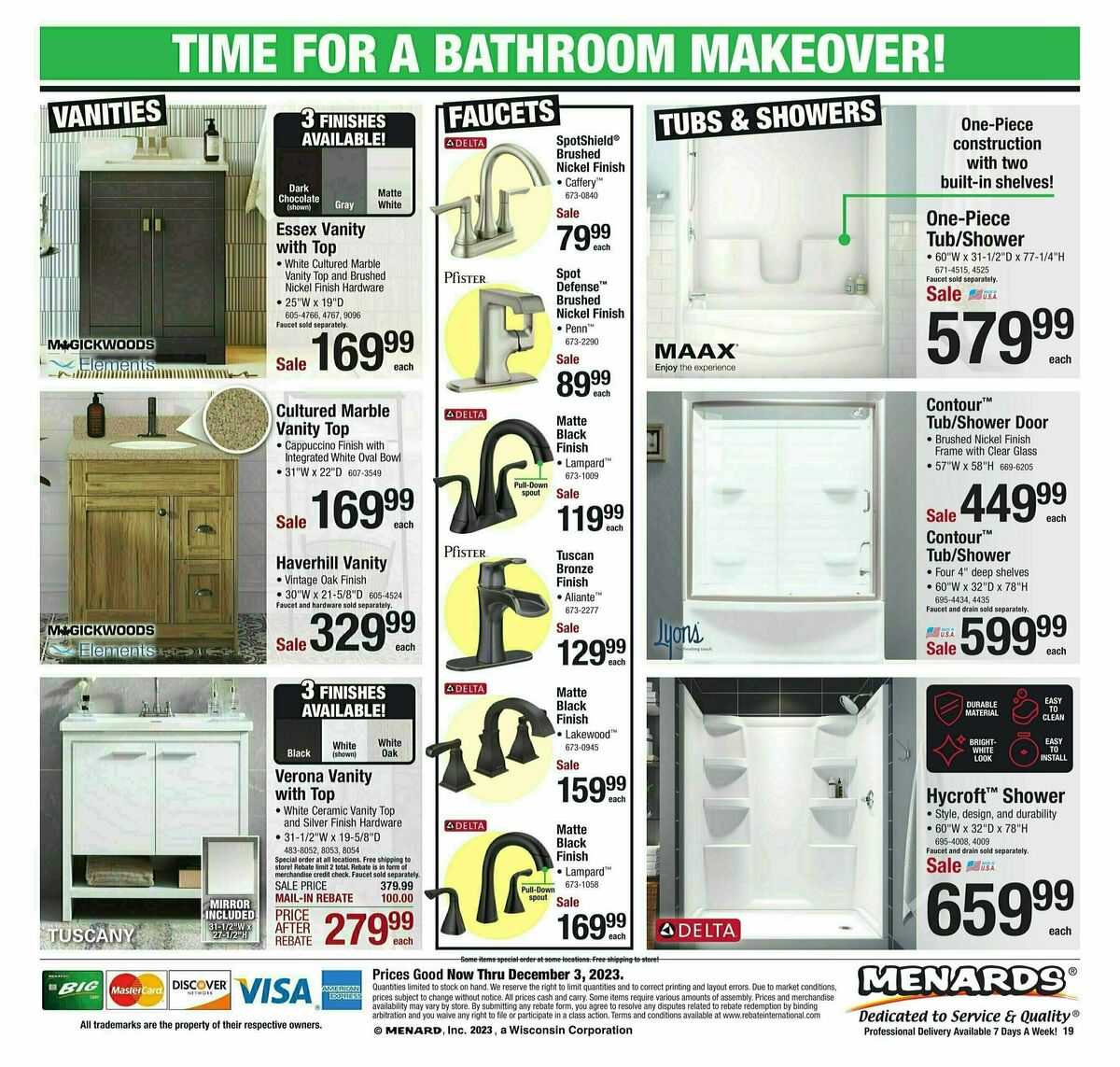 Menards Weekly Ad from November 24