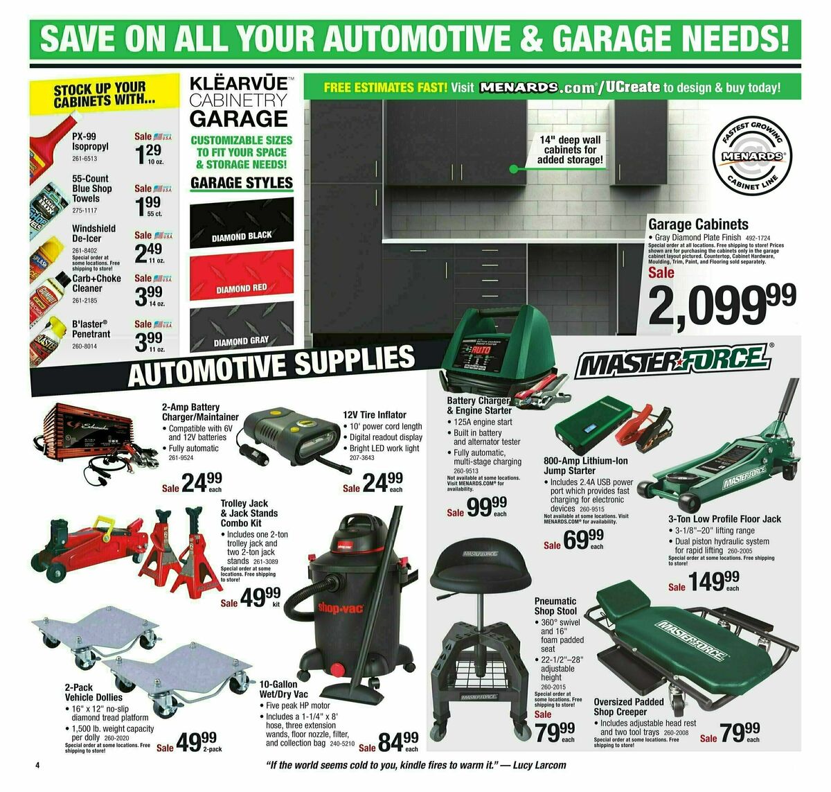 Menards Weekly Ad from November 24