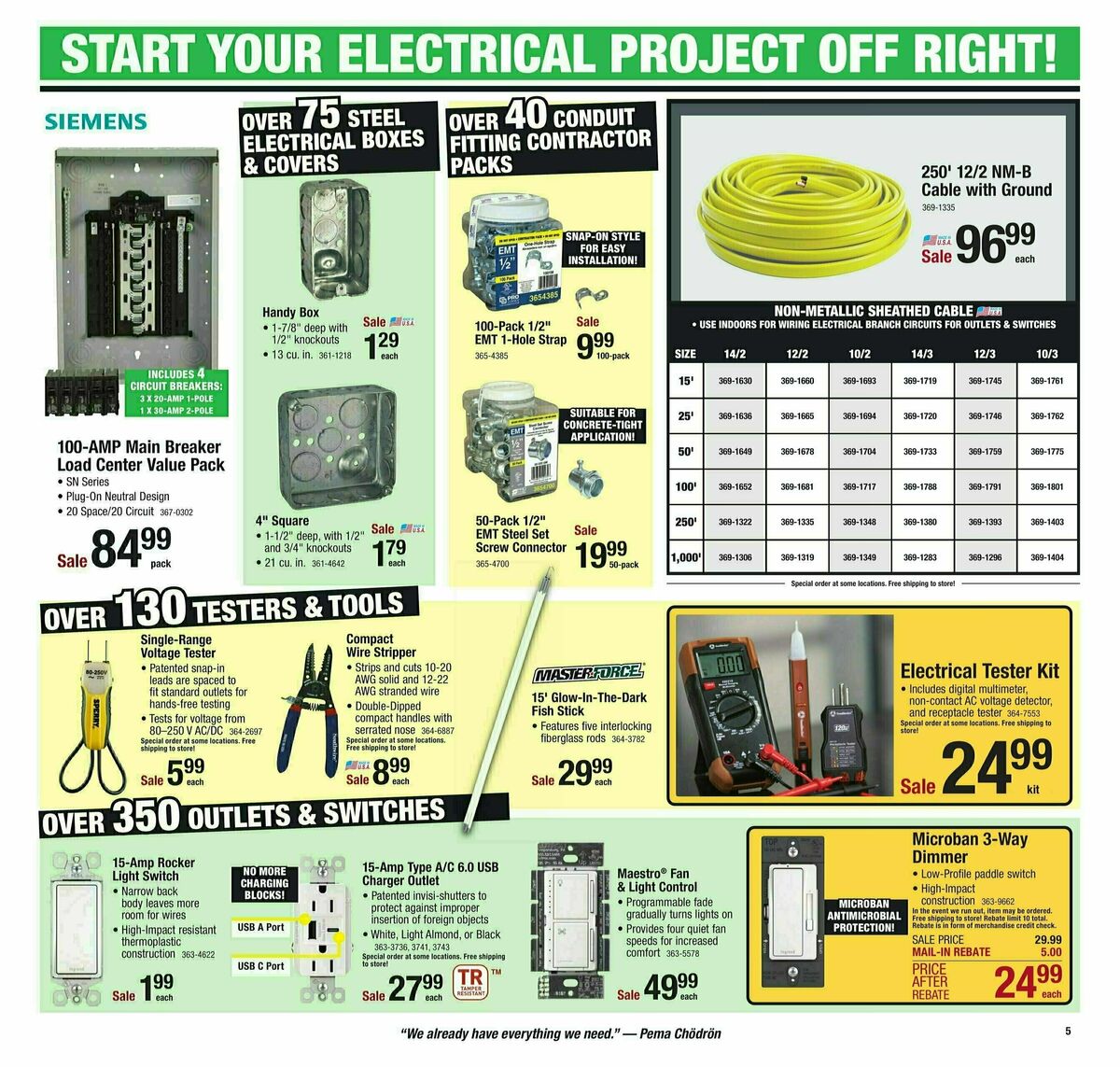 Menards Weekly Ad from November 24