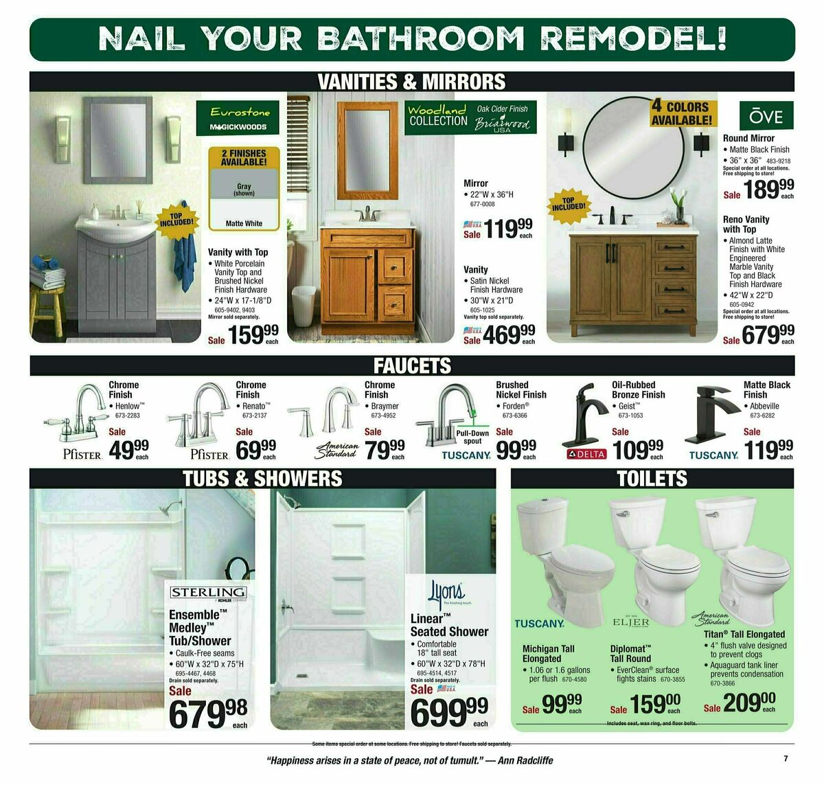 Menards Project Days Sale Weekly Ad from November 29