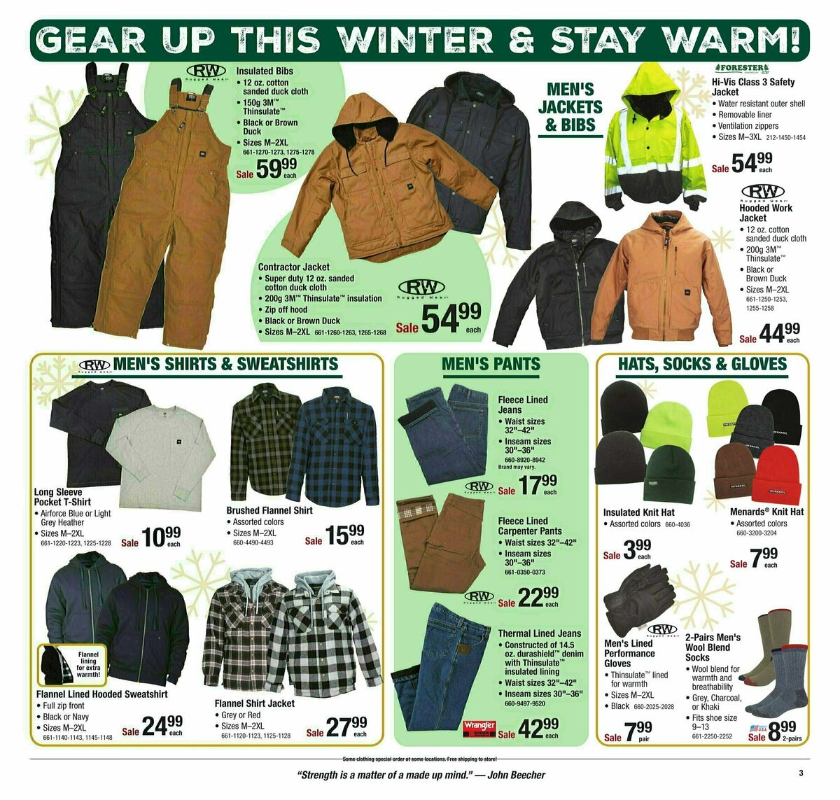 Menards Project Days Sale Weekly Ad from November 29