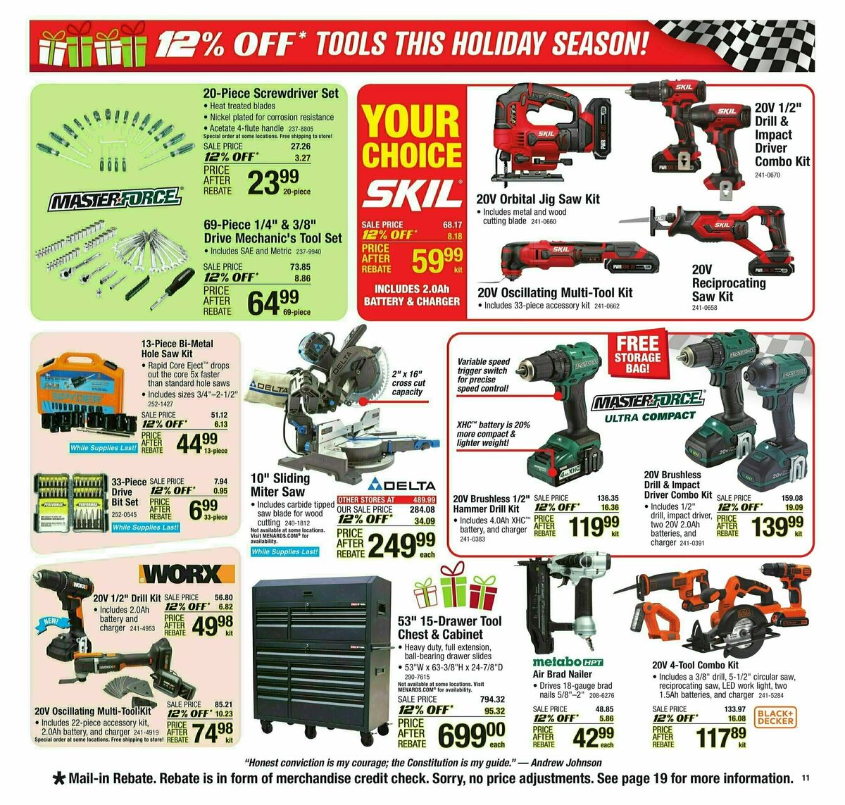 Menards 12/12 Promotion Weekly Ad from December 12