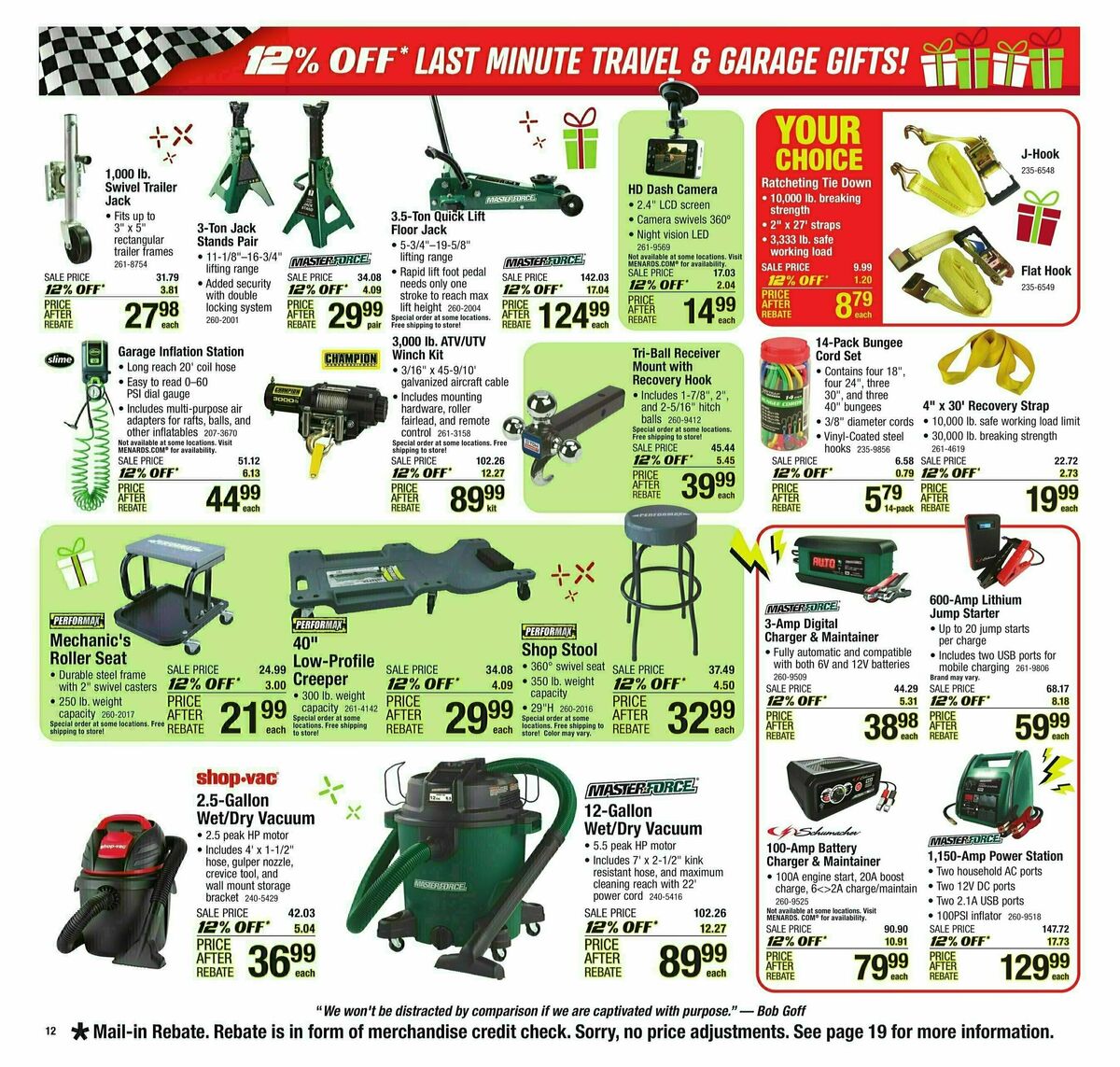 Menards 12/12 Promotion Weekly Ad from December 12