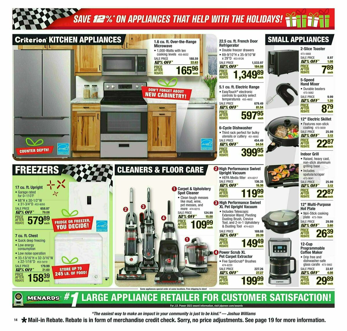 Menards 12/12 Promotion Weekly Ad from December 12