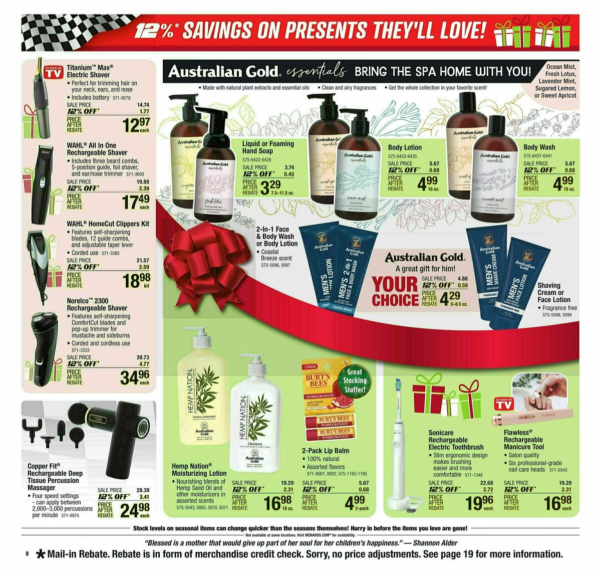 Menards 12/12 Promotion Weekly Ad from December 12