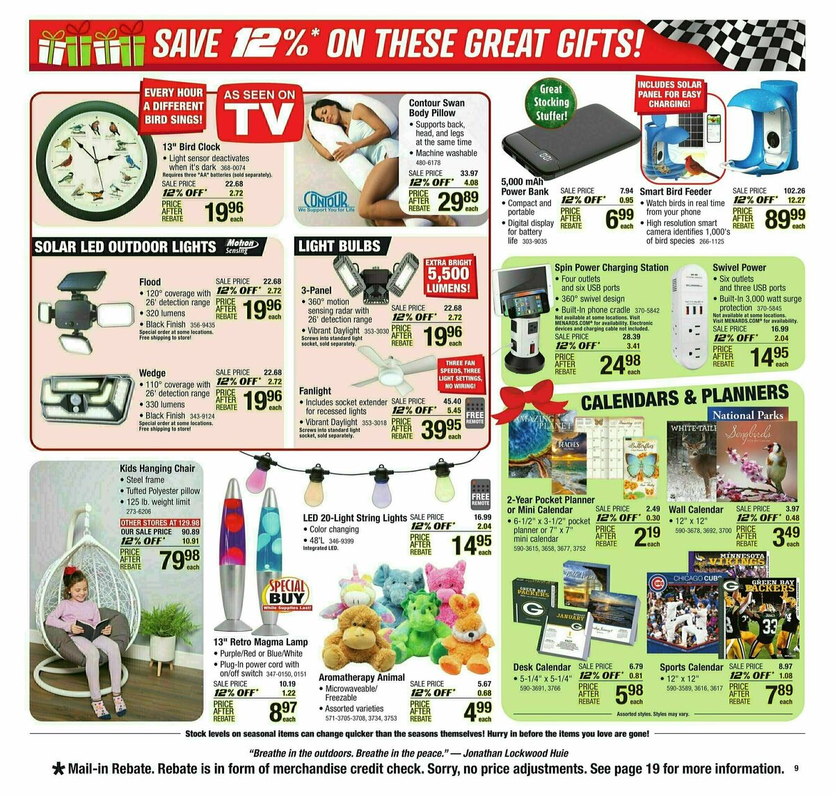 Menards 12/12 Promotion Weekly Ad from December 12