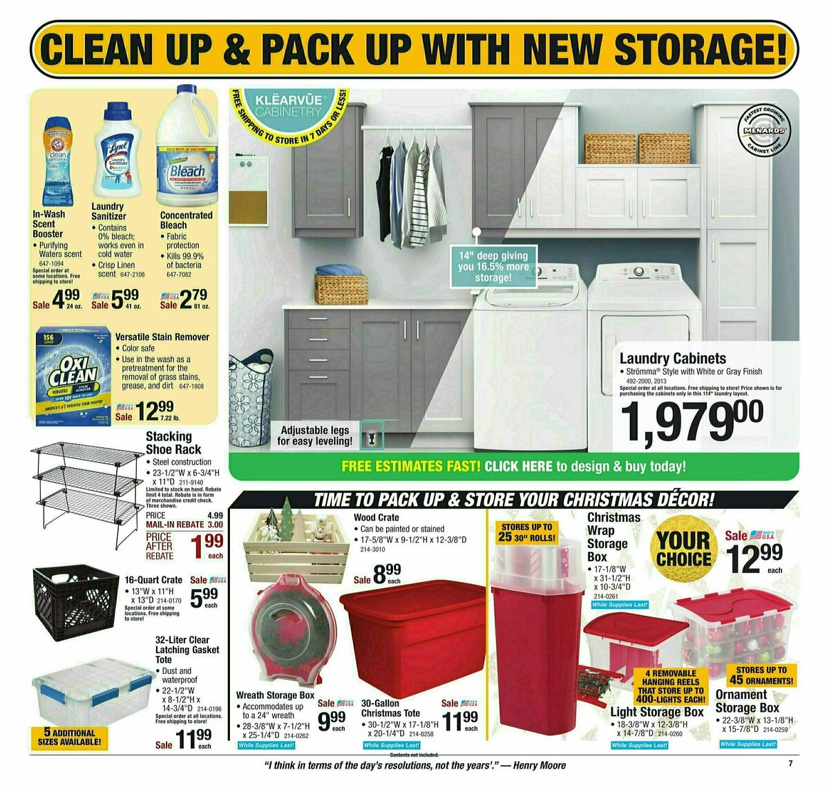 Menards Weekly Ad from December 26