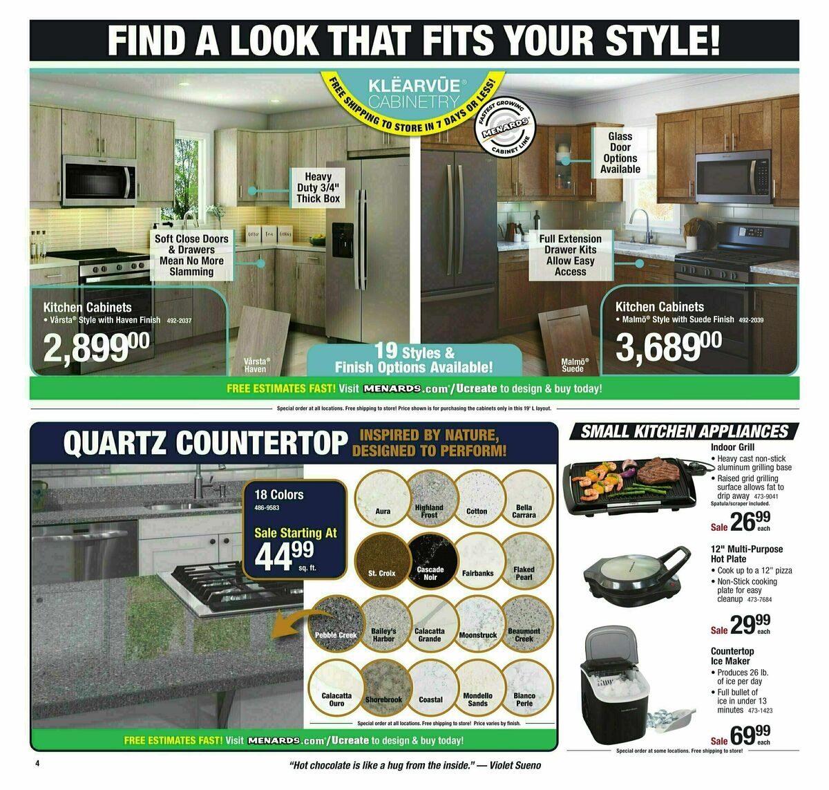 Menards Weekly Ad from December 26