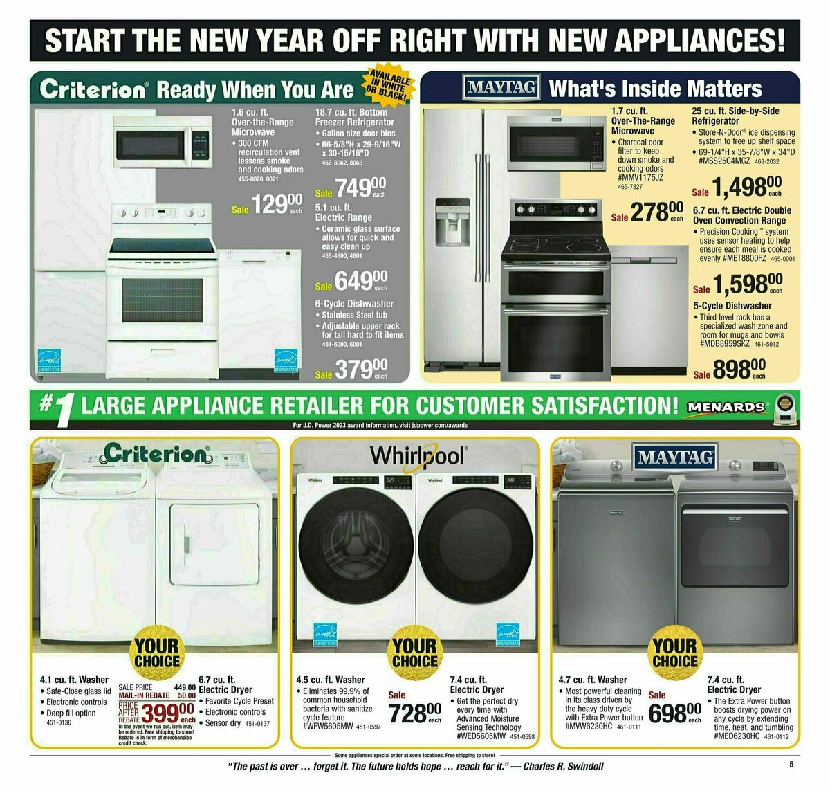 Menards Weekly Ad from December 26