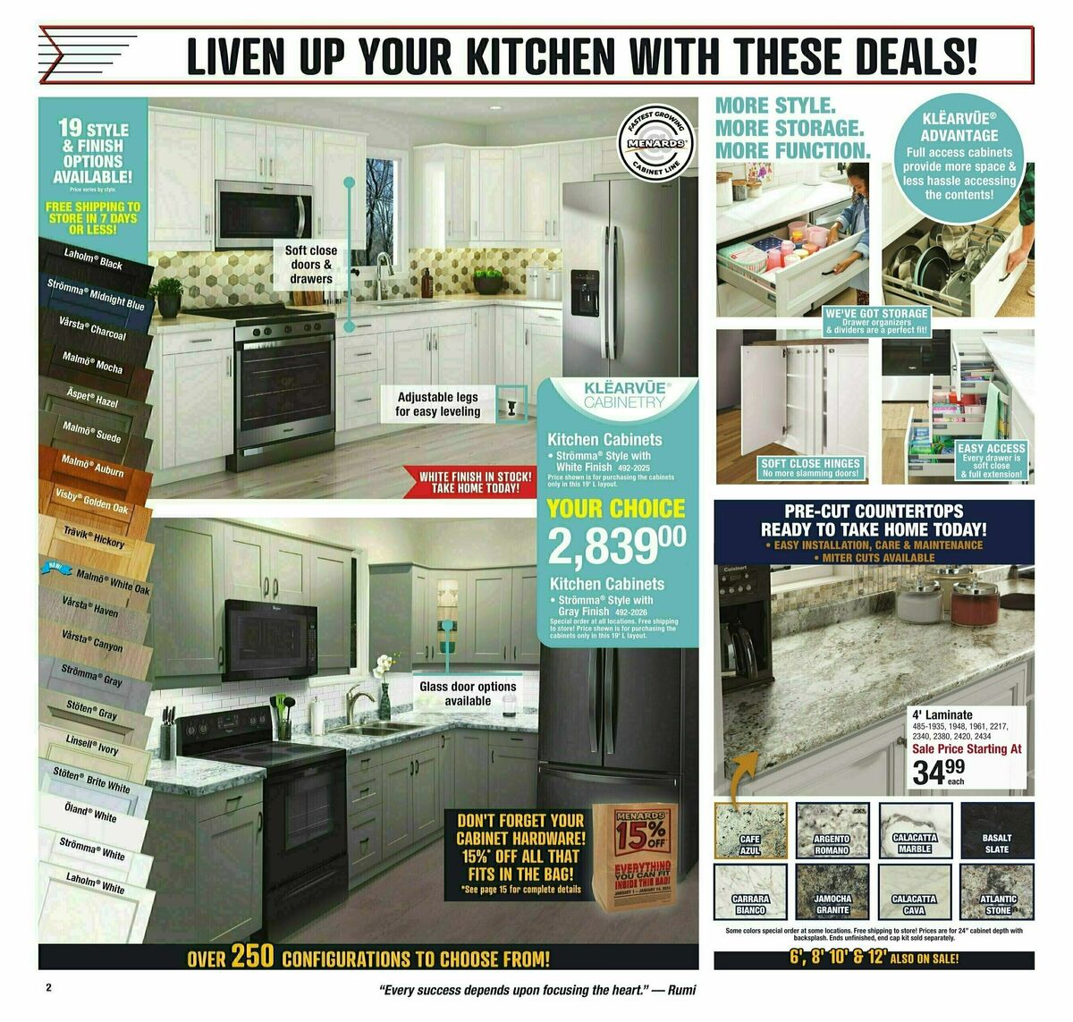 Menards Weekly Ad from January 1