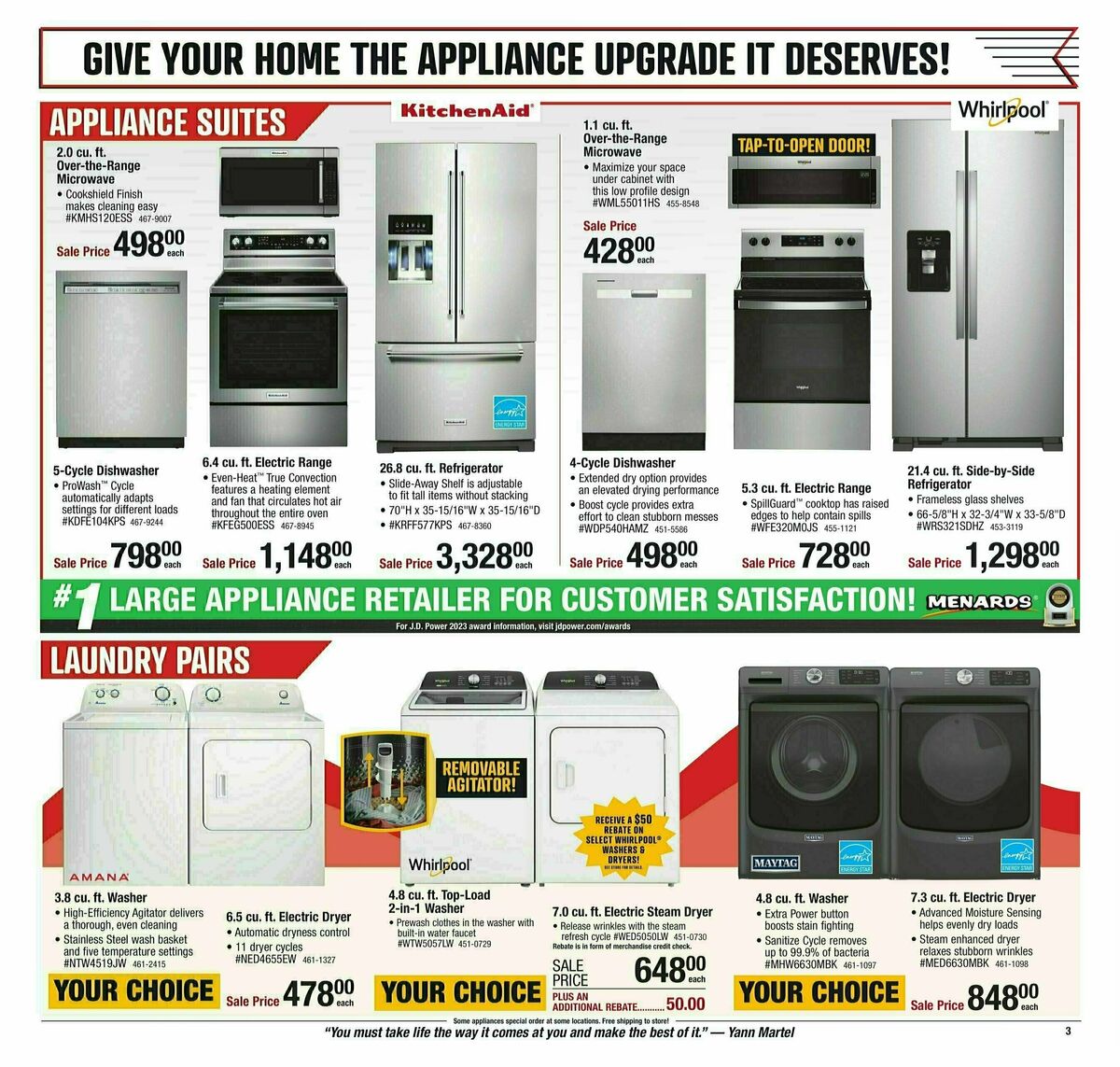 Menards Weekly Ad from January 1