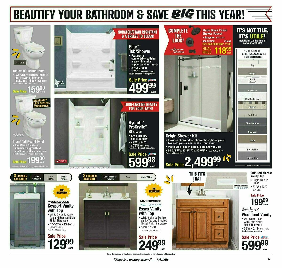 Menards Weekly Ad from January 1