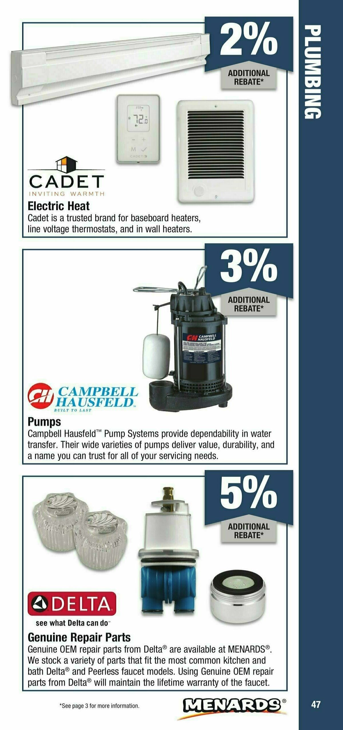 Menards Contractor Card Brochure Weekly Ad from January 1