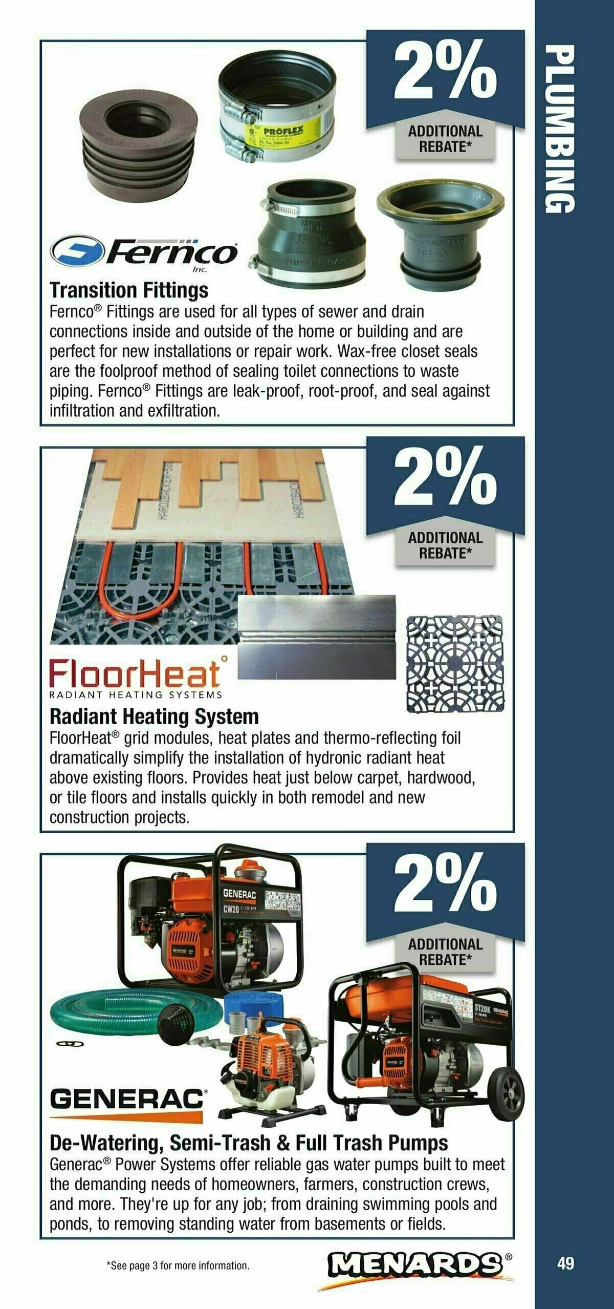 Menards Contractor Card Brochure Weekly Ad from January 1