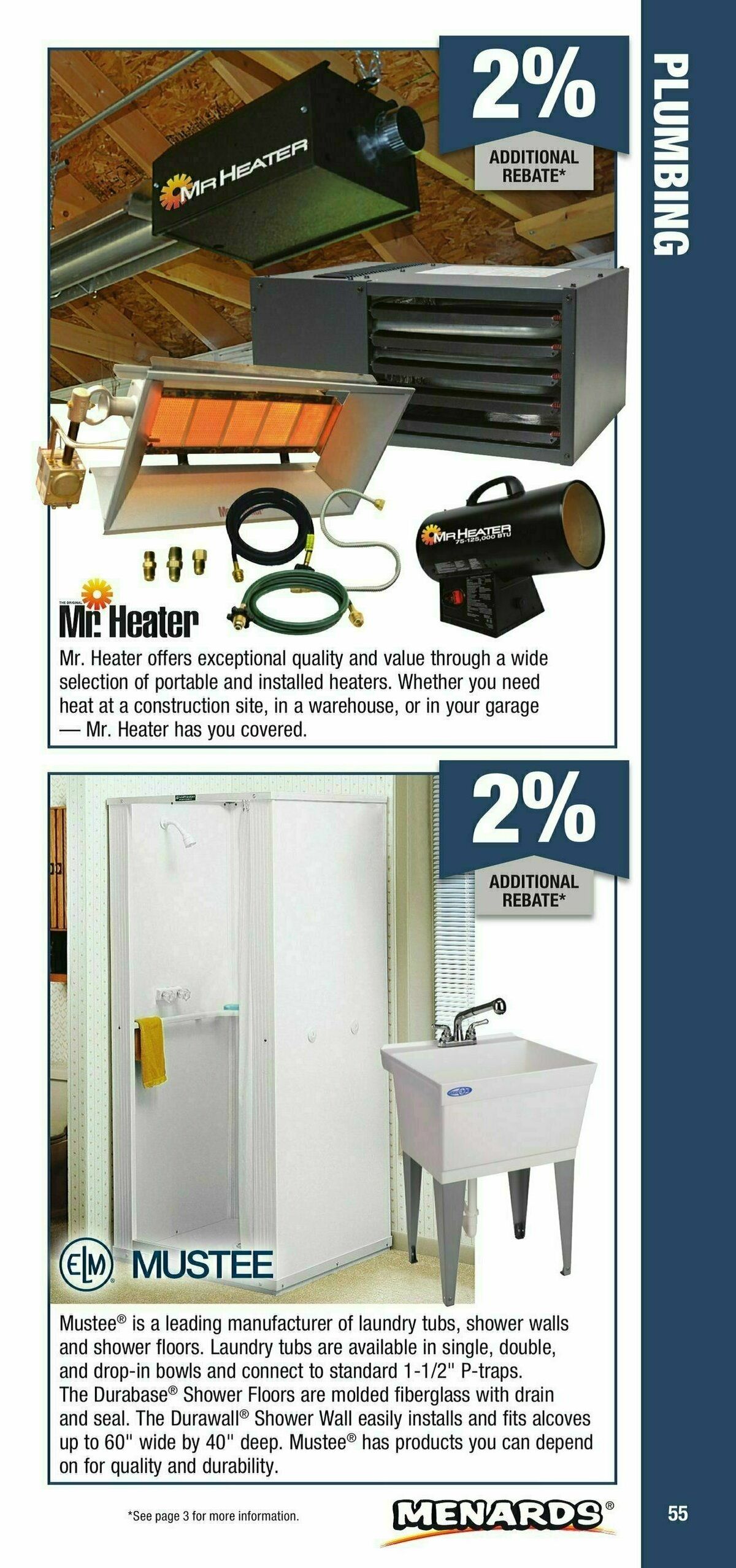 Menards Contractor Card Brochure Weekly Ad from January 1