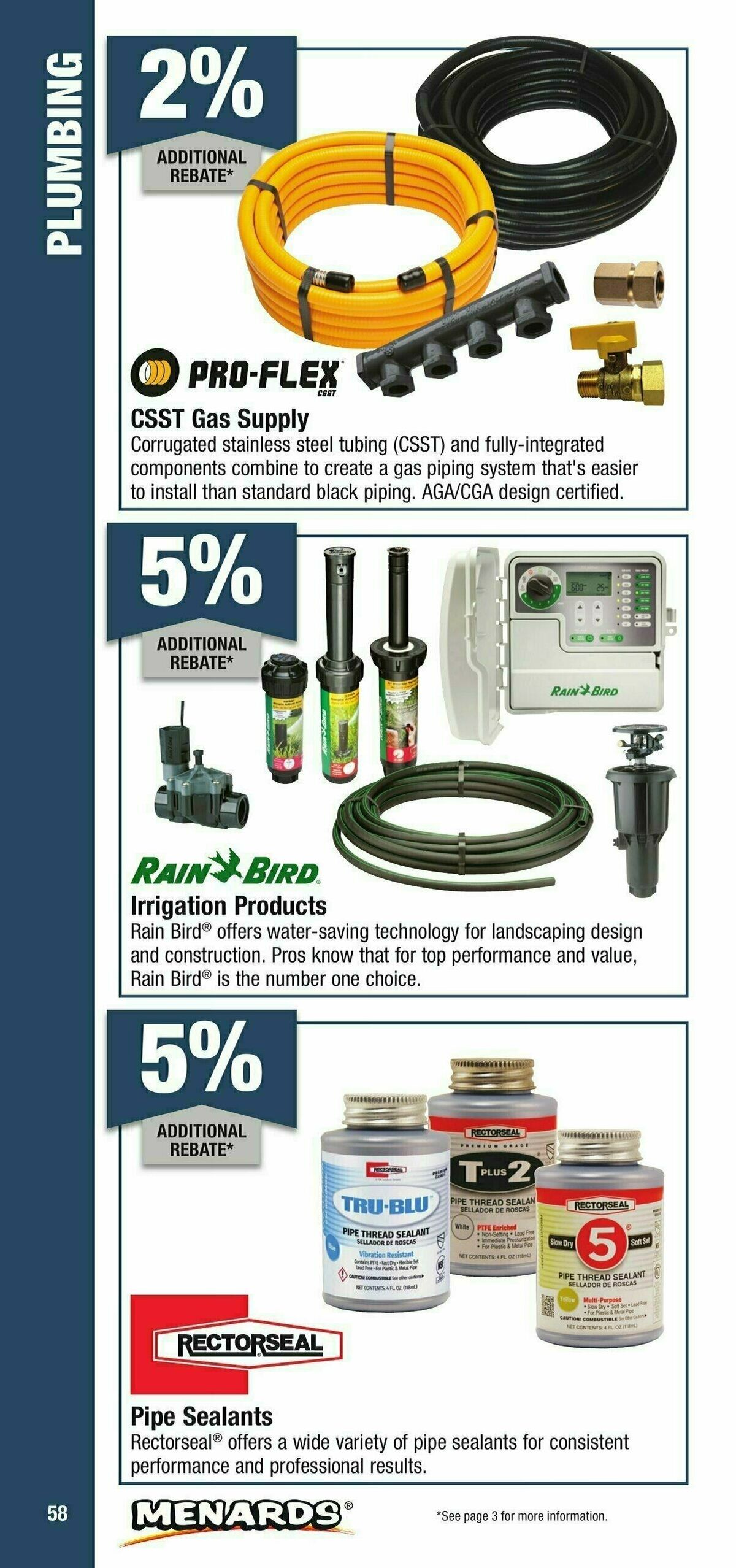 Menards Contractor Card Brochure Weekly Ad from January 1