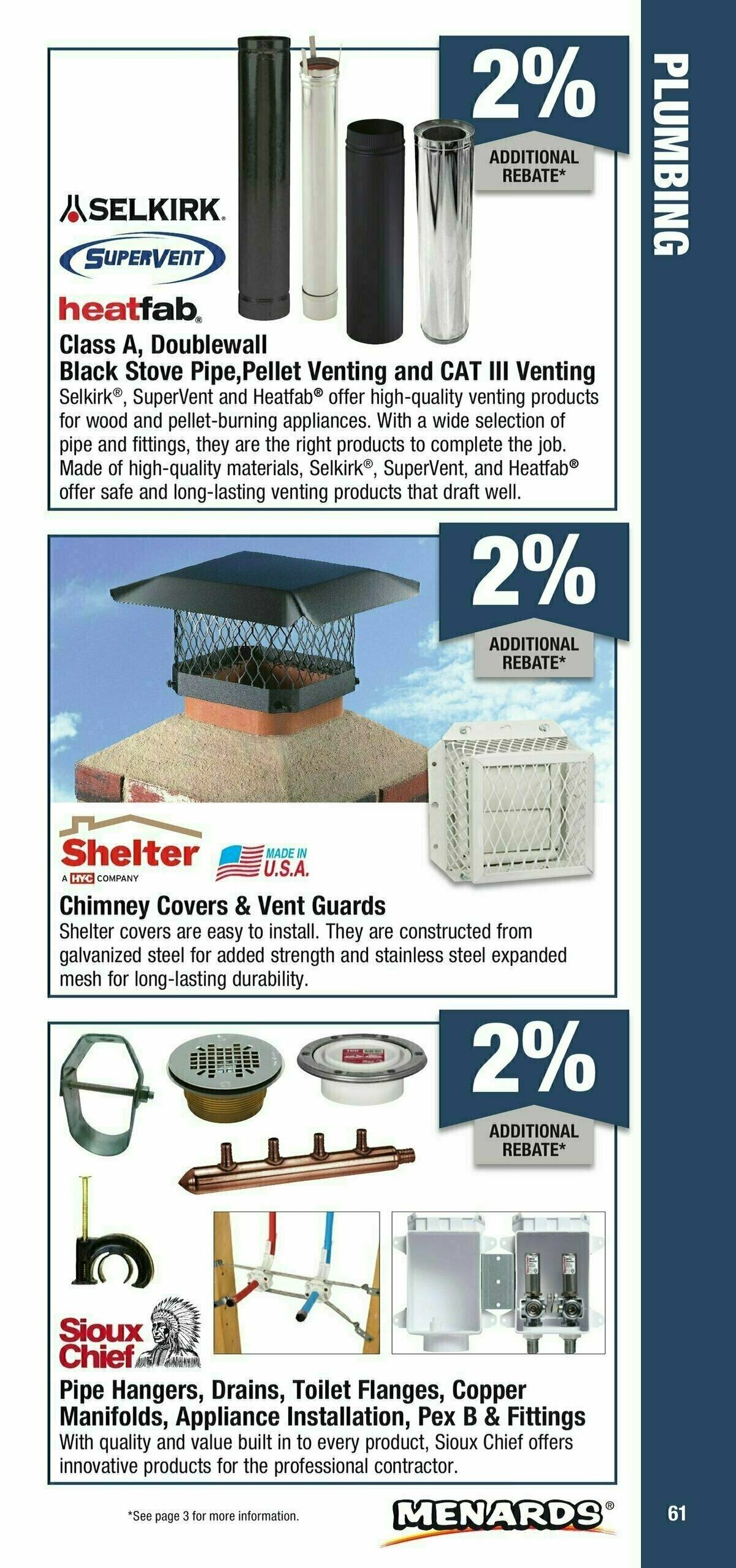 Menards Contractor Card Brochure Weekly Ad from January 1