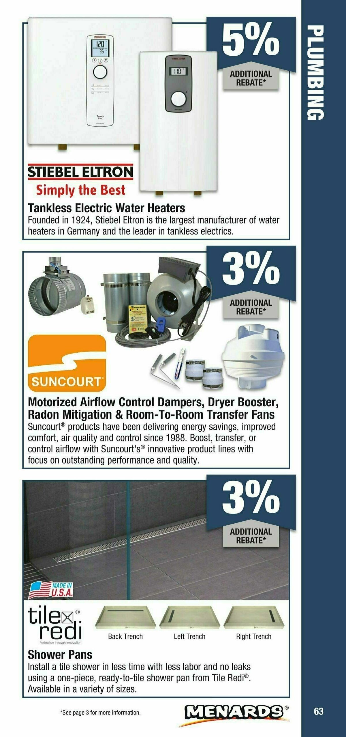 Menards Contractor Card Brochure Weekly Ad from January 1