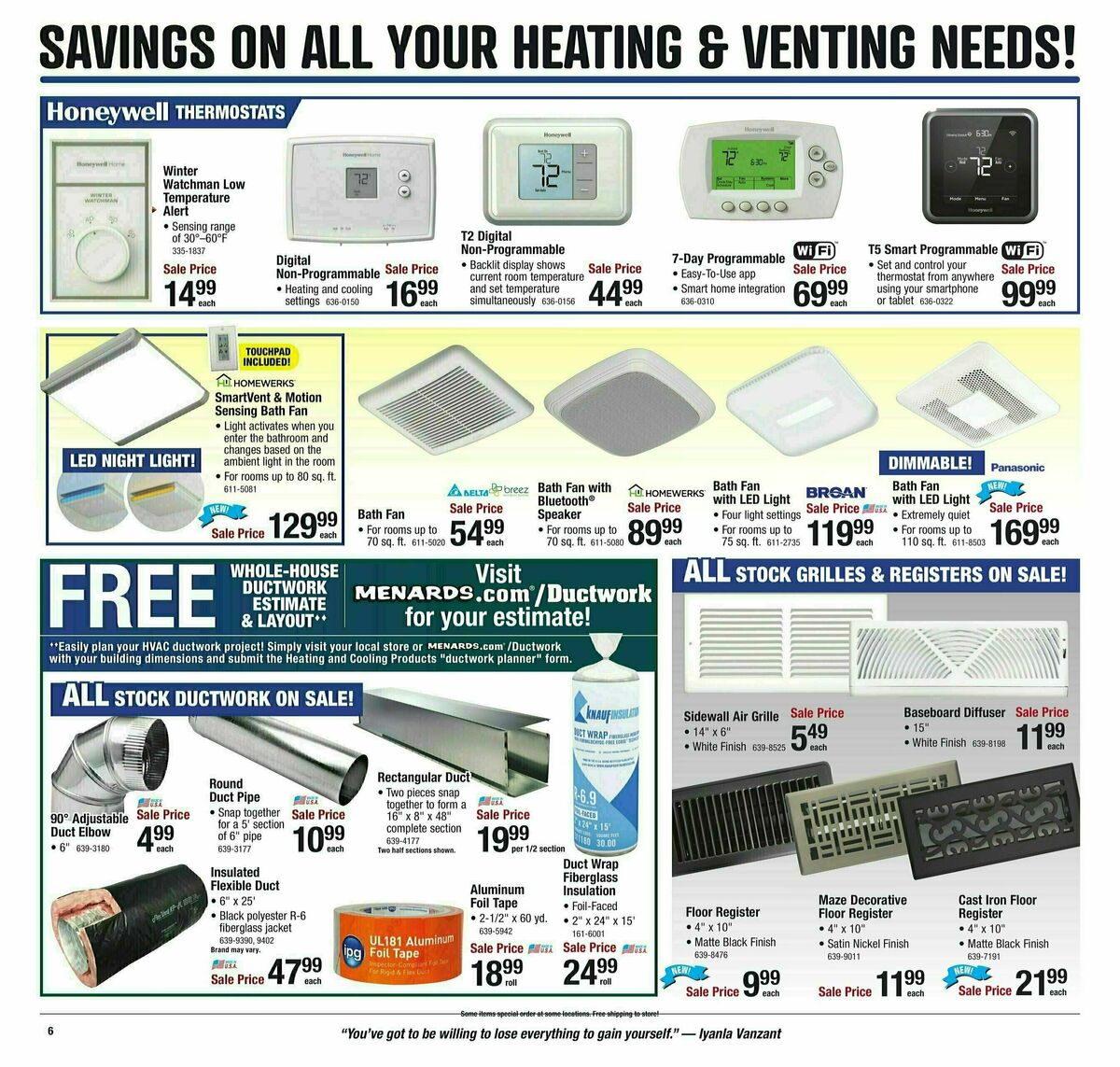 Menards Weekly Ad from January 15