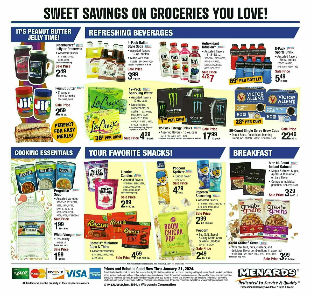 Menards Weekly Ad from January 15