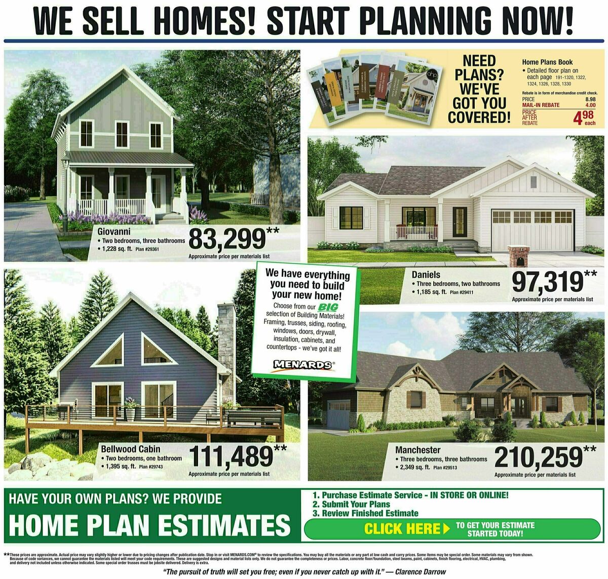 Menards Weekly Ad from January 15