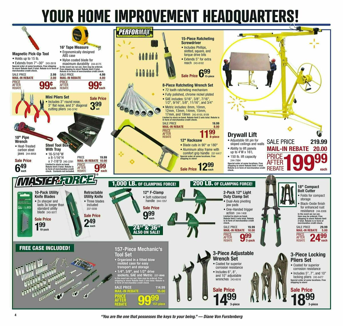 Menards Weekly Ad from January 15