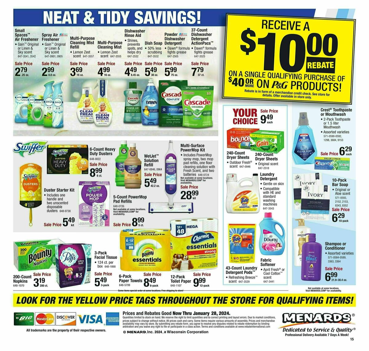 Menards Home Improvement Sale Weekly Ad from January 17