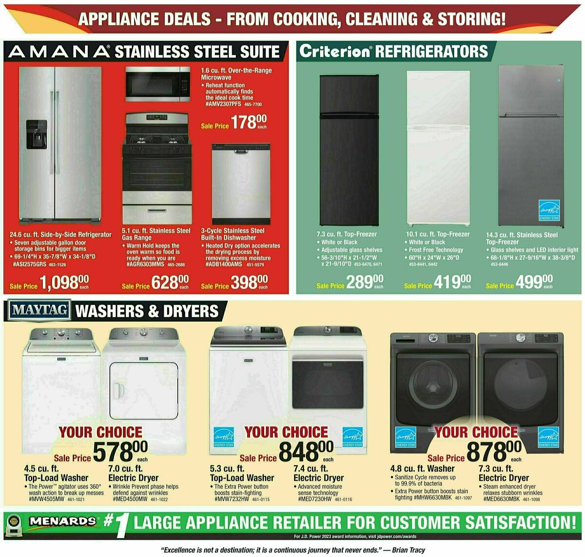 Menards Project Days Sale Weekly Ad from January 24