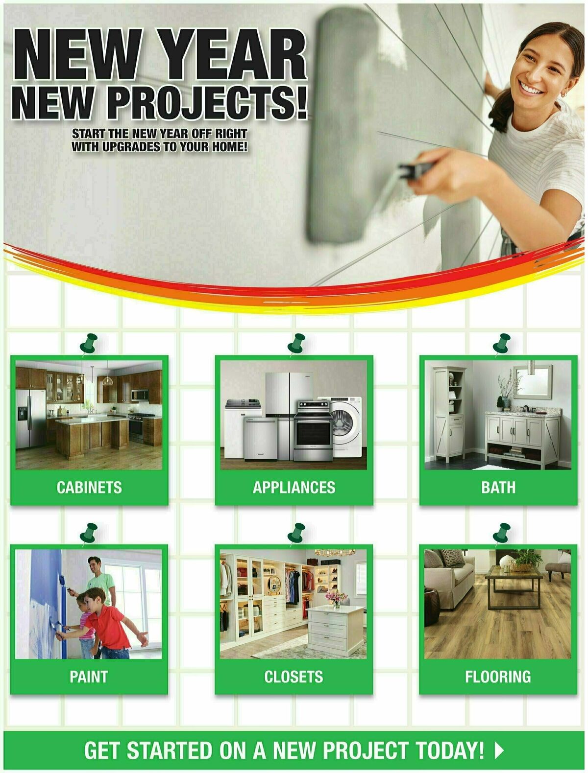 Menards Project Days Sale Weekly Ad from January 24