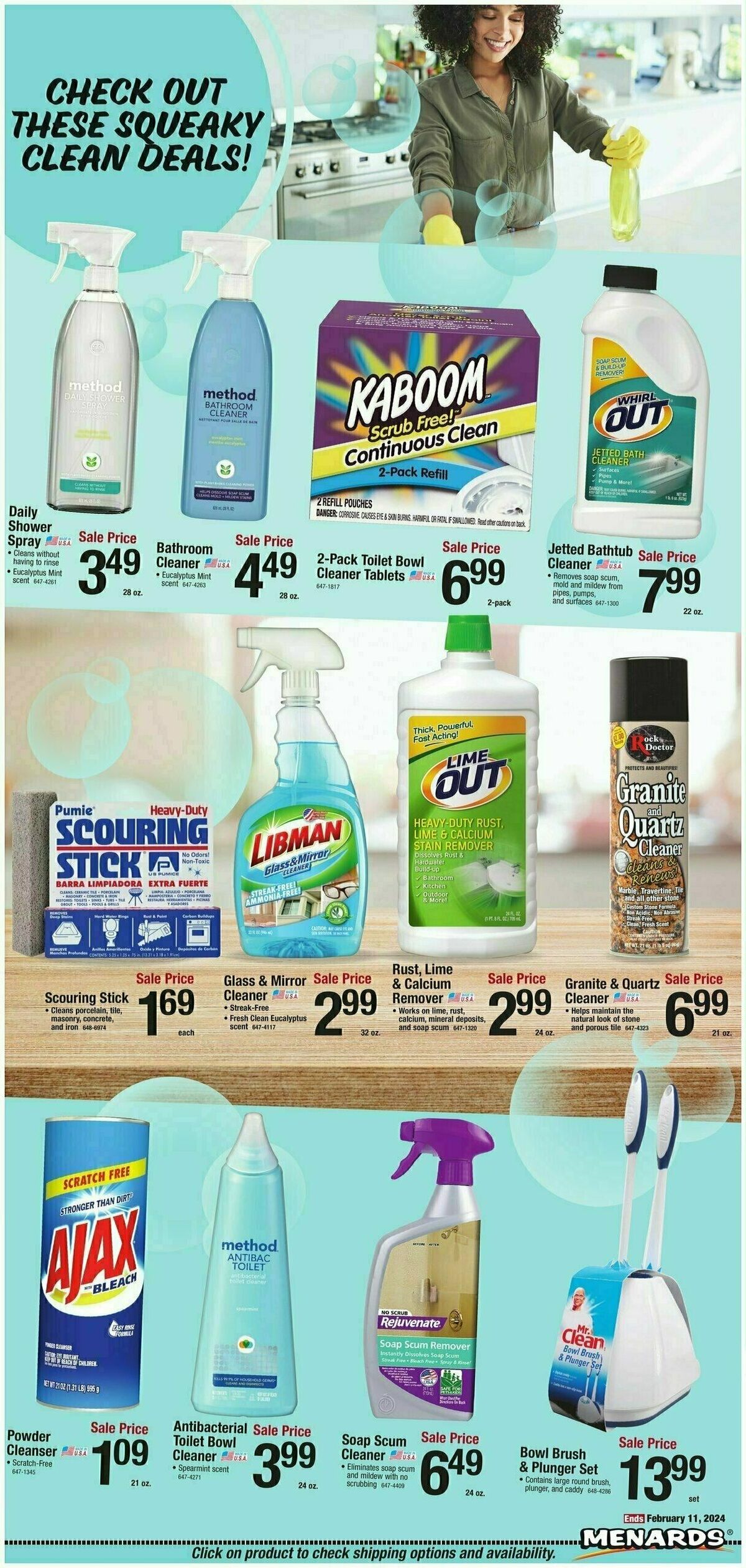 Menards Weekly Ad from January 31