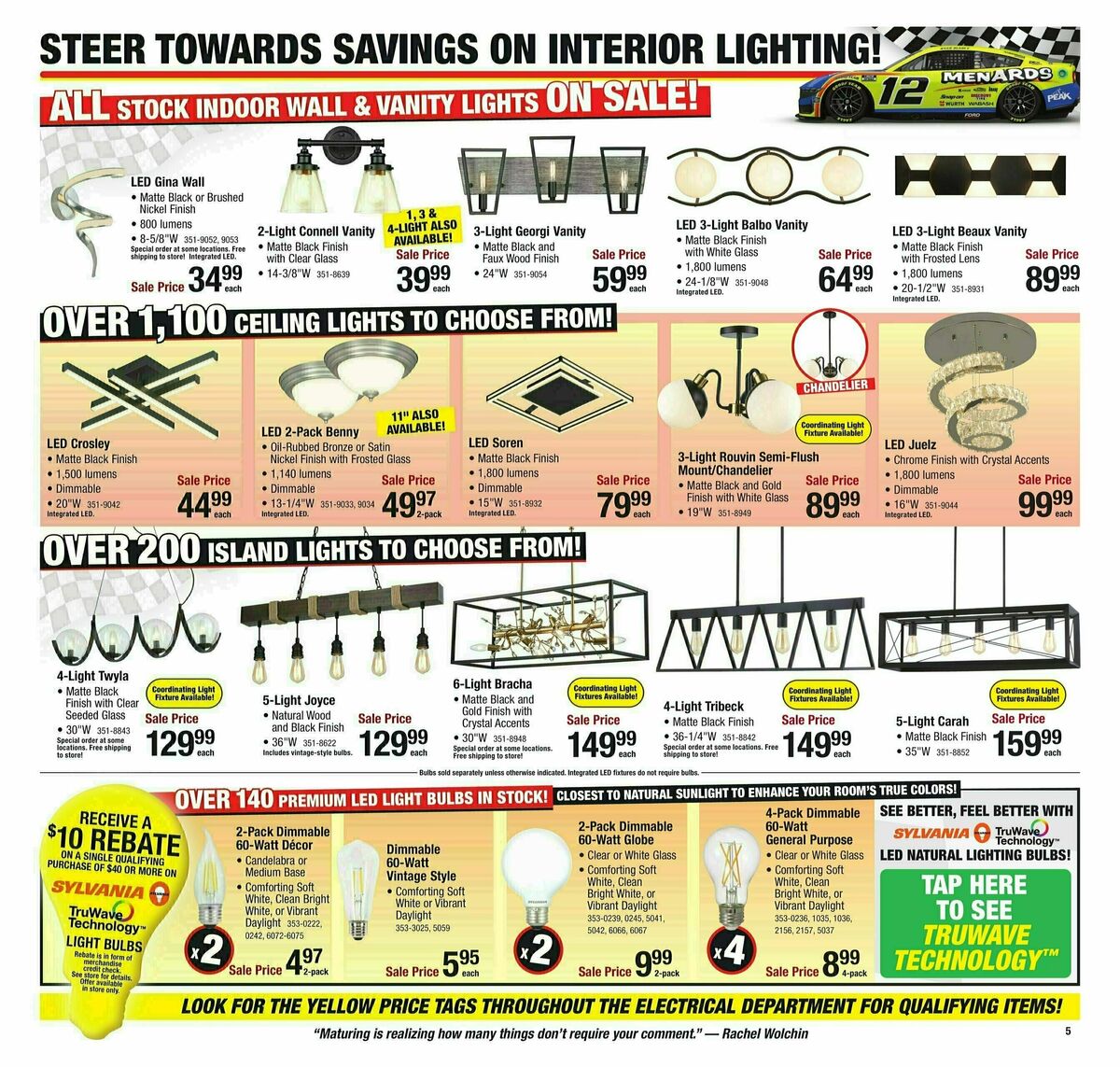 Menards Ready. Set. Save. Sale! Weekly Ad from February 7