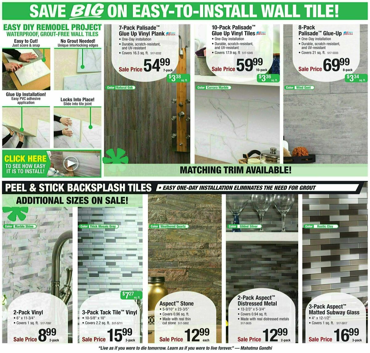 Menards Menard Days Sale Weekly Ad from February 14