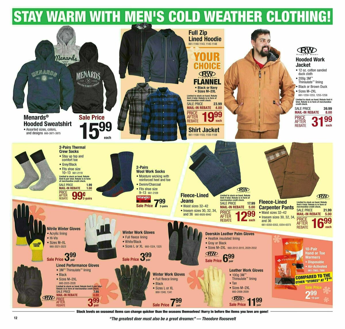 Menards Menard Days Sale Weekly Ad from February 14