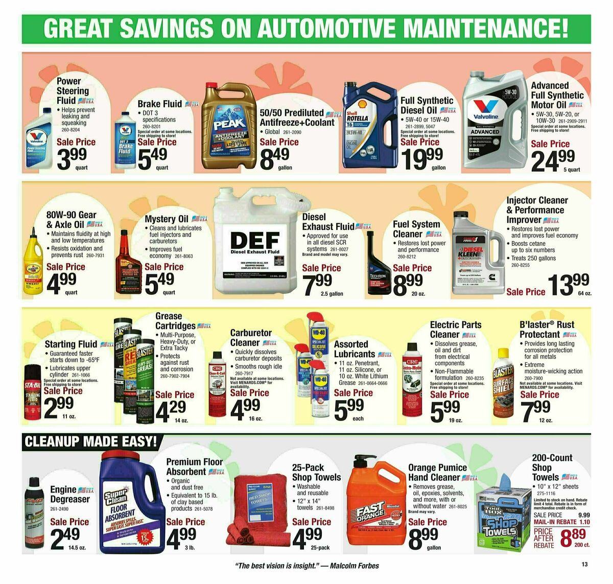 Menards Menard Days Sale Weekly Ad from February 14