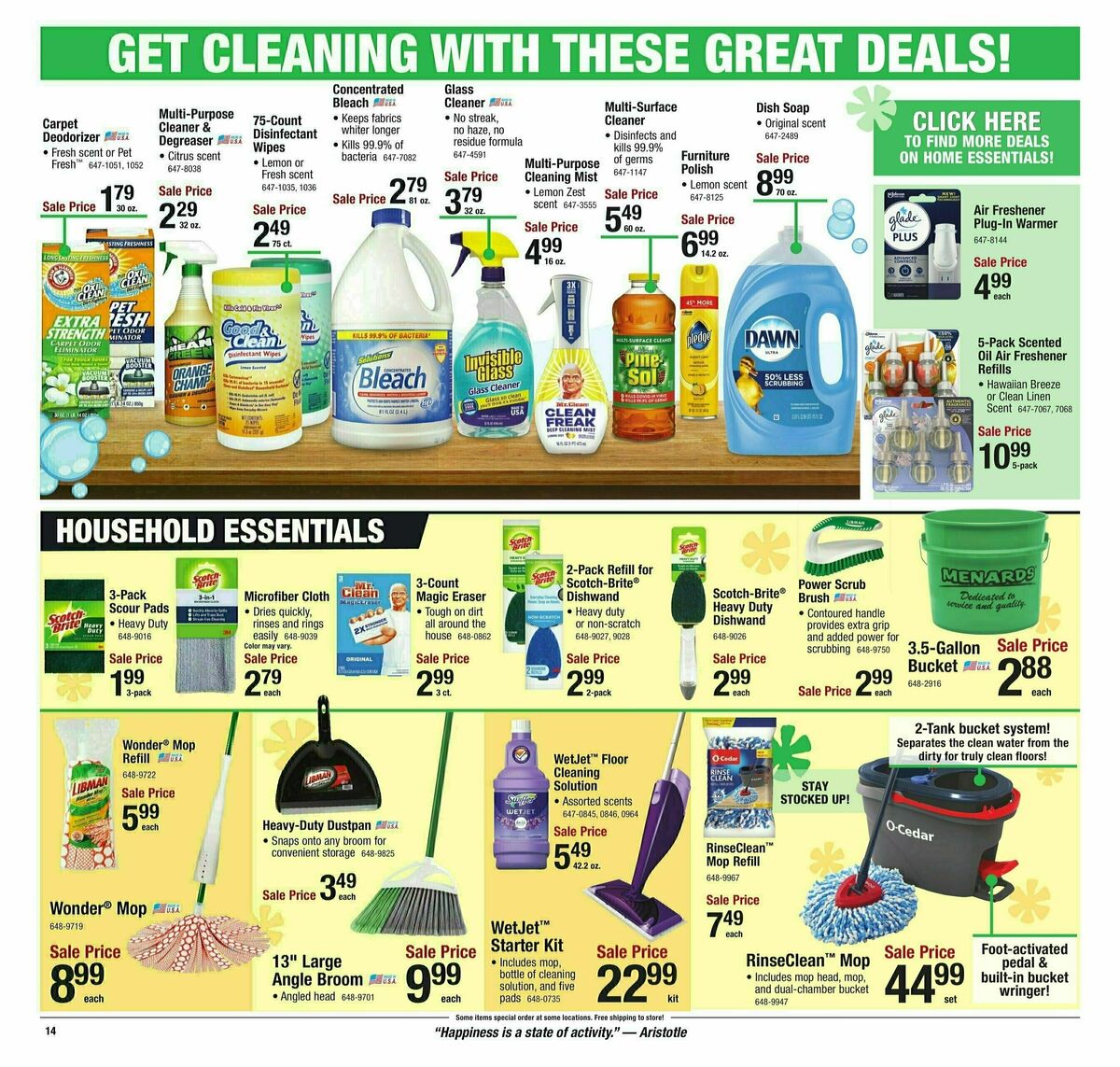 Menards Menard Days Sale Weekly Ad from February 14