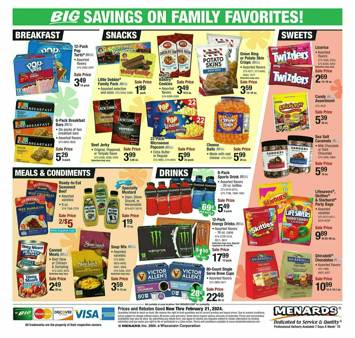 Menards Menard Days Sale Weekly Ad from February 14