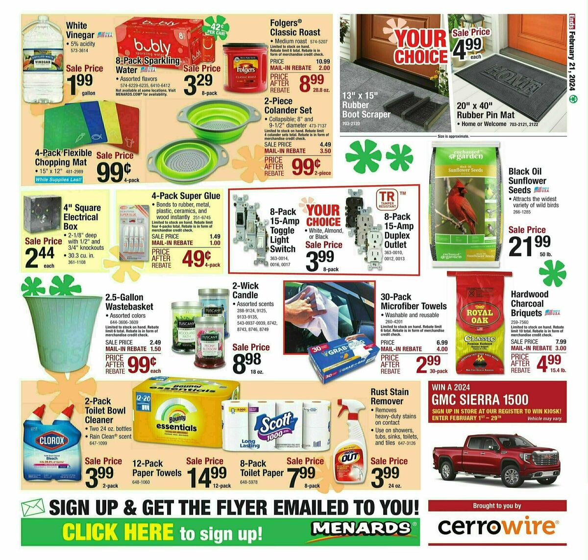 Menards Menard Days Sale Weekly Ad from February 14