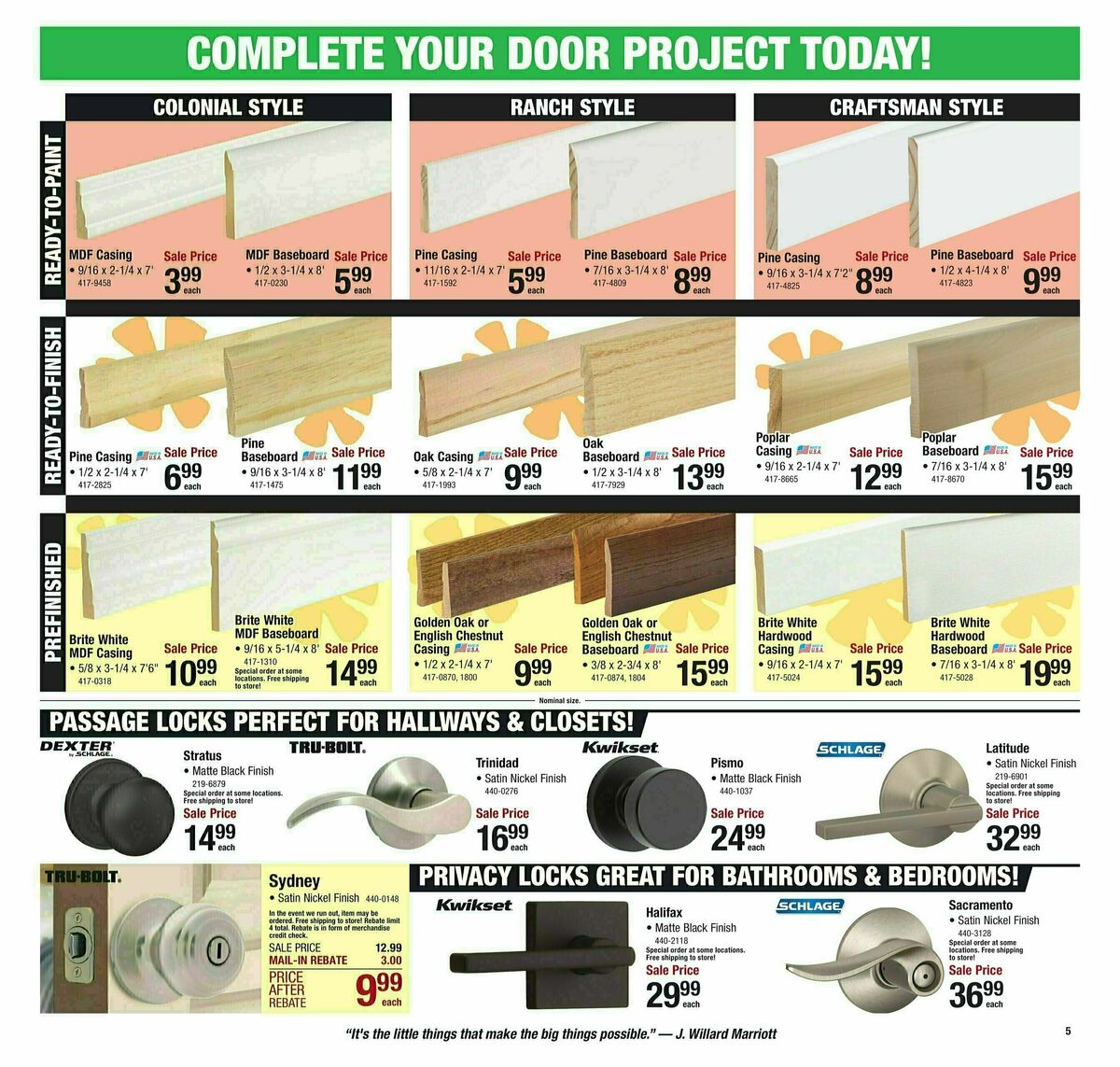 Menards Menard Days Sale Weekly Ad from February 14