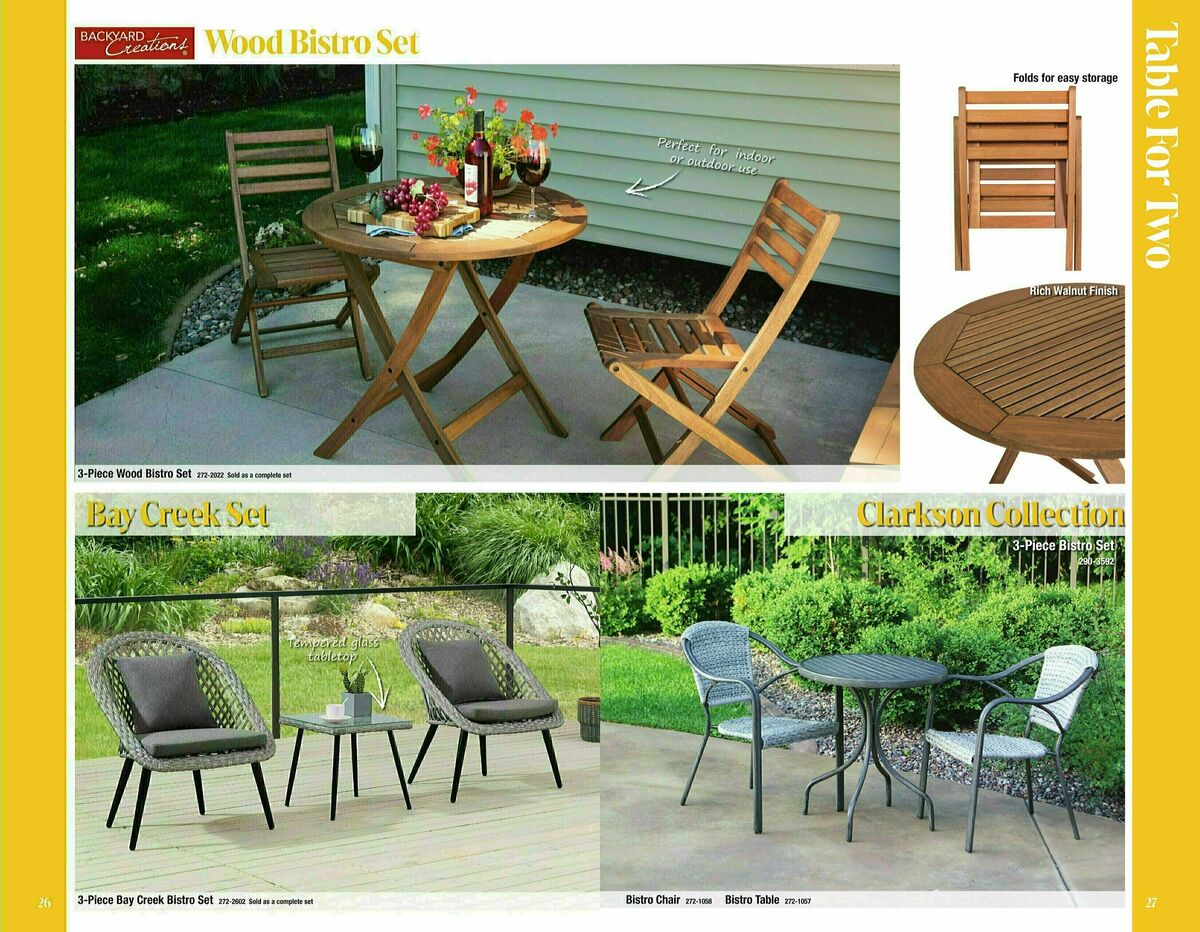 Menards Outdoor Living Catalog Weekly Ad from February 19