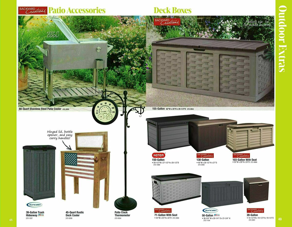 Menards Outdoor Living Catalog Weekly Ad from February 19