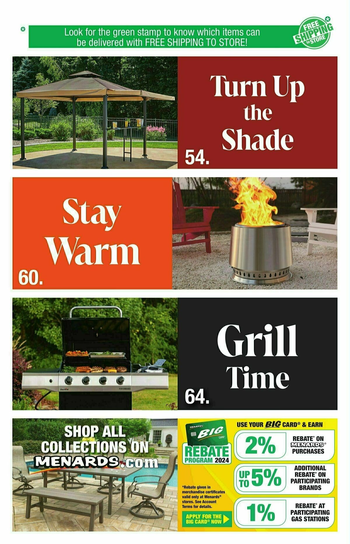 Menards Outdoor Living Catalog Weekly Ad from February 19