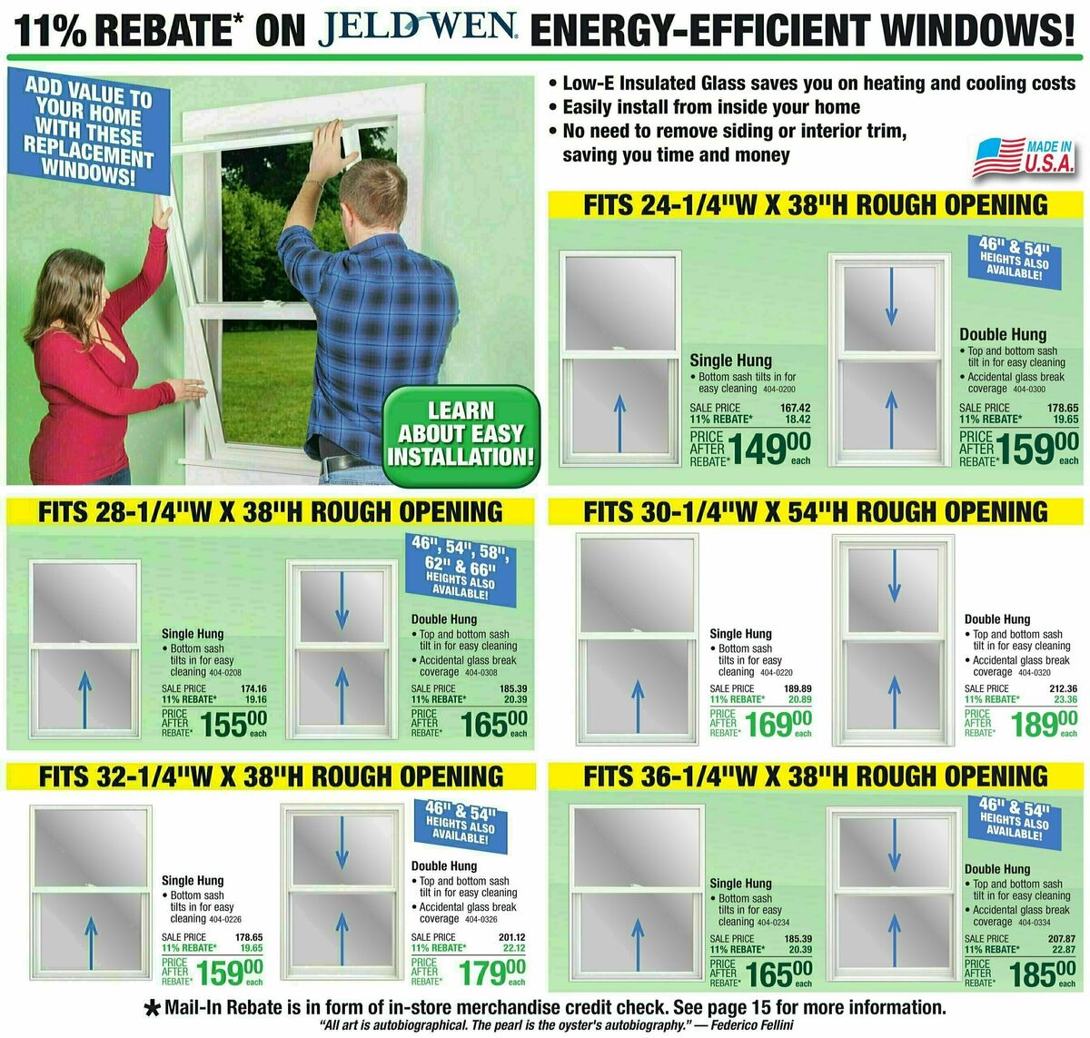 Menards 11% Rebate Sale Weekly Ad from February 28