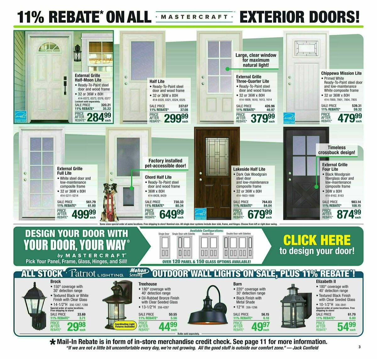 Menards 11% Rebate Sale Weekly Ad from March 6