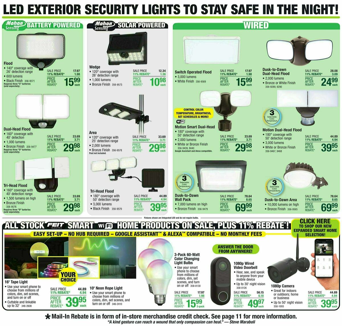 Menards 11% Rebate Sale Weekly Ad from March 6